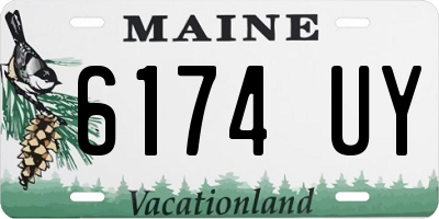 ME license plate 6174UY