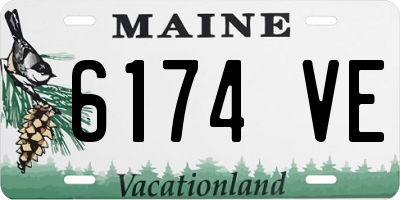 ME license plate 6174VE