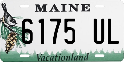 ME license plate 6175UL