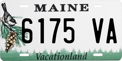 ME license plate 6175VA