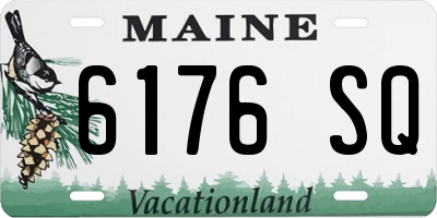 ME license plate 6176SQ