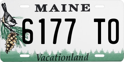 ME license plate 6177TO