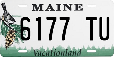 ME license plate 6177TU