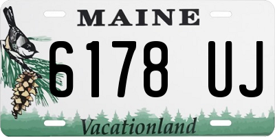 ME license plate 6178UJ