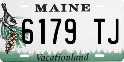 ME license plate 6179TJ