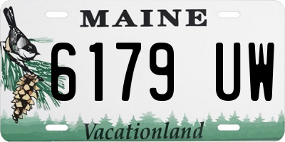 ME license plate 6179UW