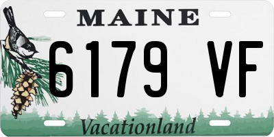 ME license plate 6179VF