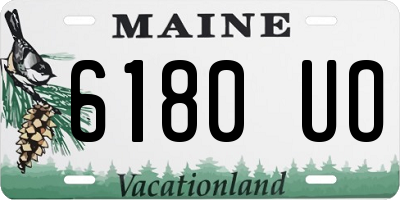 ME license plate 6180UO