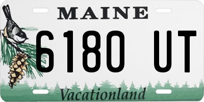 ME license plate 6180UT