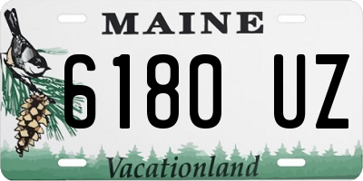 ME license plate 6180UZ