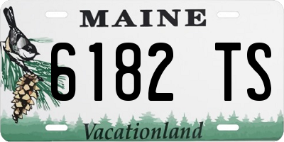 ME license plate 6182TS
