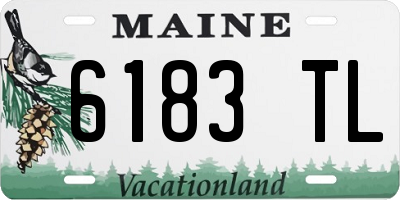 ME license plate 6183TL