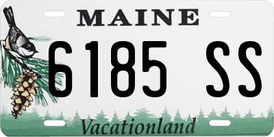 ME license plate 6185SS