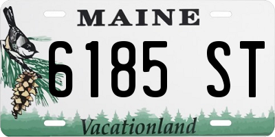 ME license plate 6185ST