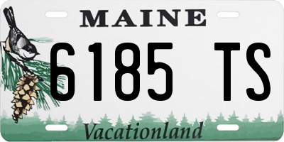 ME license plate 6185TS