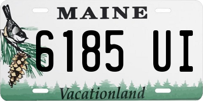 ME license plate 6185UI