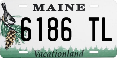ME license plate 6186TL