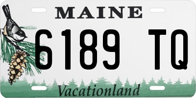 ME license plate 6189TQ