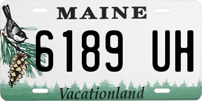ME license plate 6189UH