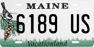 ME license plate 6189US