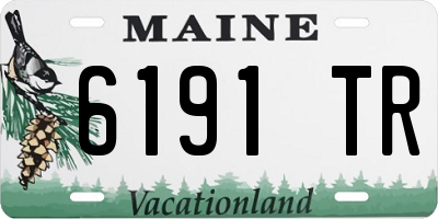ME license plate 6191TR