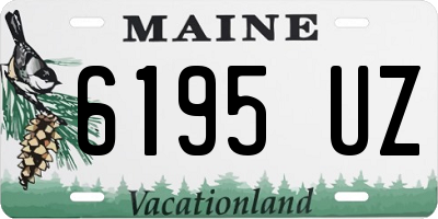 ME license plate 6195UZ