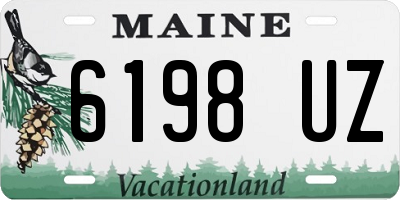 ME license plate 6198UZ