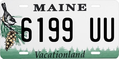 ME license plate 6199UU