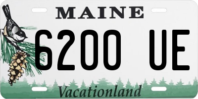 ME license plate 6200UE