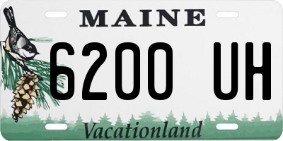 ME license plate 6200UH