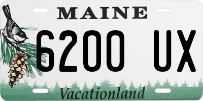 ME license plate 6200UX