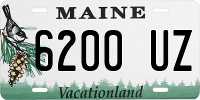 ME license plate 6200UZ