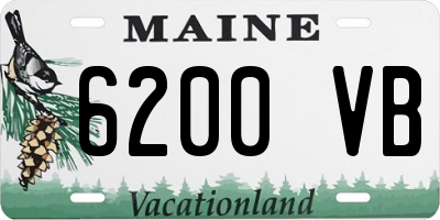 ME license plate 6200VB