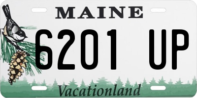 ME license plate 6201UP
