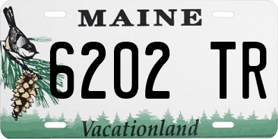 ME license plate 6202TR