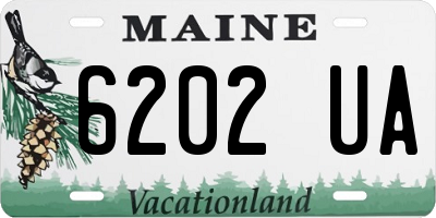 ME license plate 6202UA