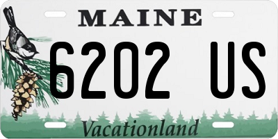 ME license plate 6202US