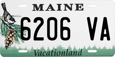 ME license plate 6206VA