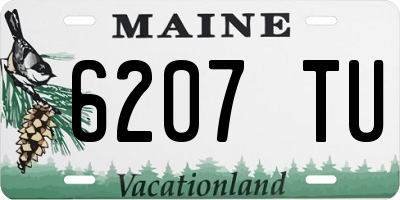 ME license plate 6207TU