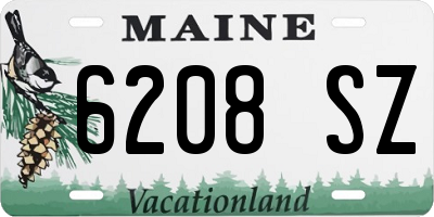 ME license plate 6208SZ