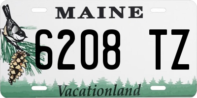 ME license plate 6208TZ