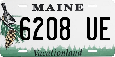 ME license plate 6208UE