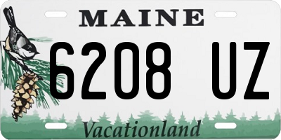 ME license plate 6208UZ