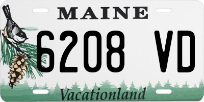 ME license plate 6208VD