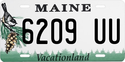 ME license plate 6209UU