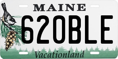 ME license plate 620BLE