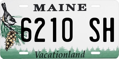 ME license plate 6210SH