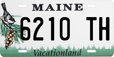 ME license plate 6210TH
