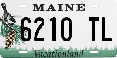 ME license plate 6210TL