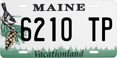 ME license plate 6210TP